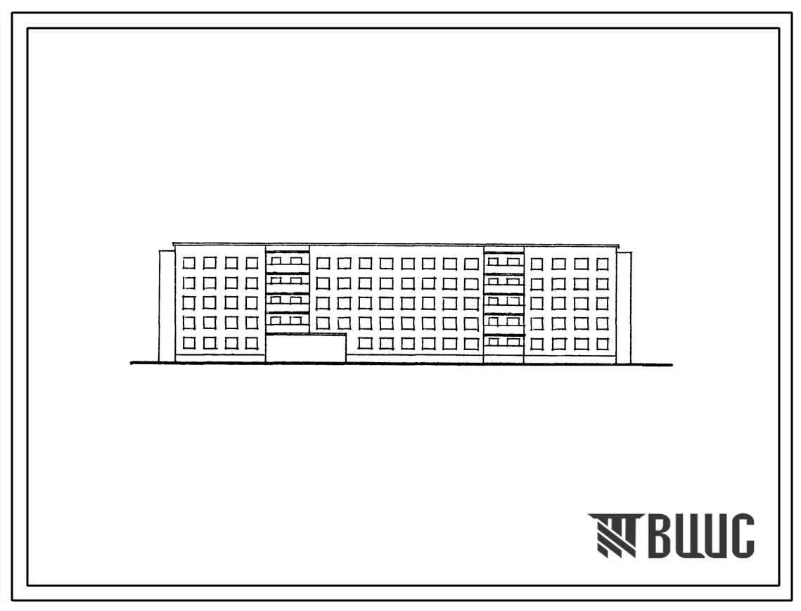 Типовой проект 1-464А-143 Пятиэтажное крупнопанельное общежитие на 360 мест. Для строительства в I климатическом районе.