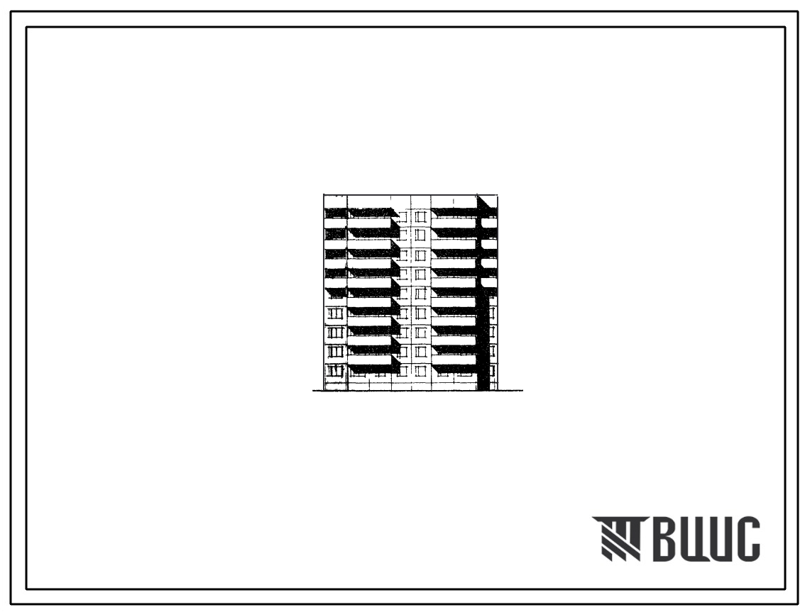 Типовой проект 91-014 9-этажная 36-квартирная блок-секция рядовая торцевая (двухкомнатных 2Б-18, трехкомнатных 3А-18) для строительства в 2Б, 2В, 2Г, 3А, 3Б и 3В климатических подрайонах.